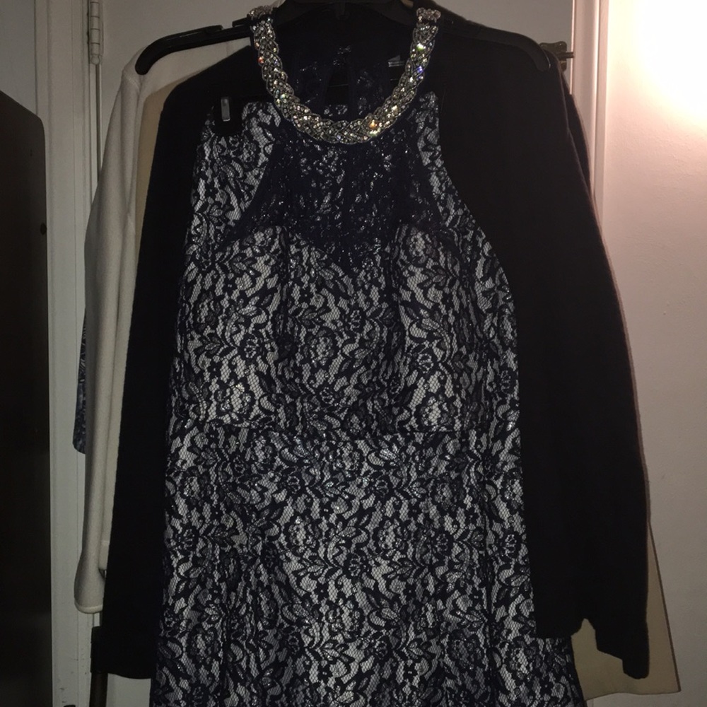 Sequin Hearts Two Piece Prom Dress